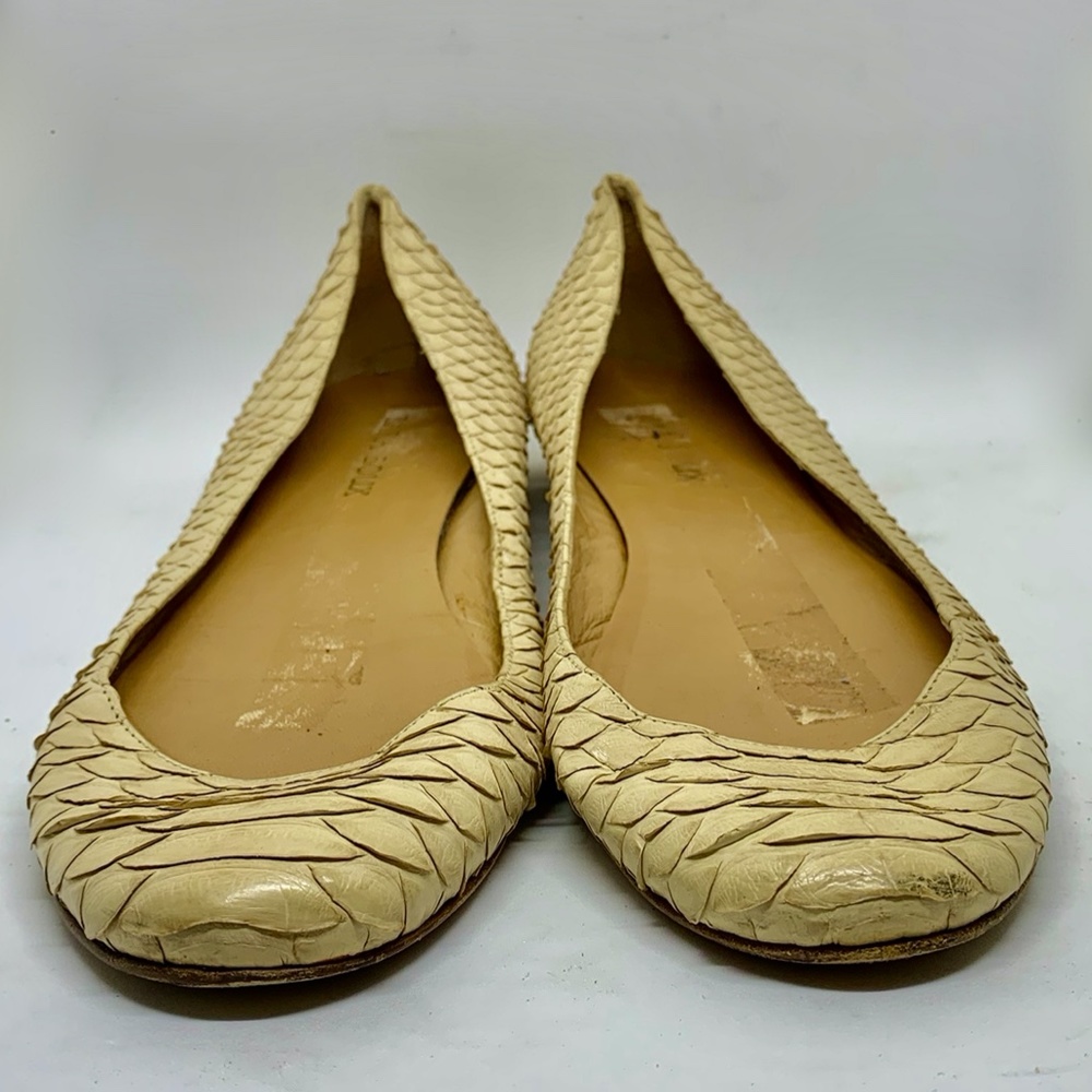 BARABOUX Python Ballet Flats - Picture 3 of 16